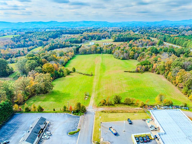 11.90 Acres of Commercial Developme : Taylorsville : Alexander County : North Carolina