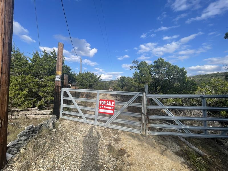 7.51 Ac Unrestricted, Hilltop Views : Kendalia : Blanco County : Texas