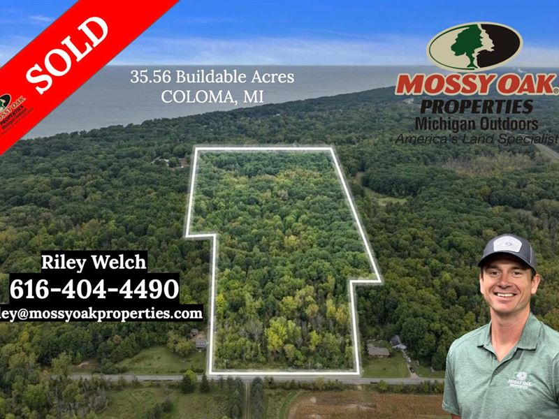 35 Ac, Bundy Rd : Coloma : Berrien County : Michigan