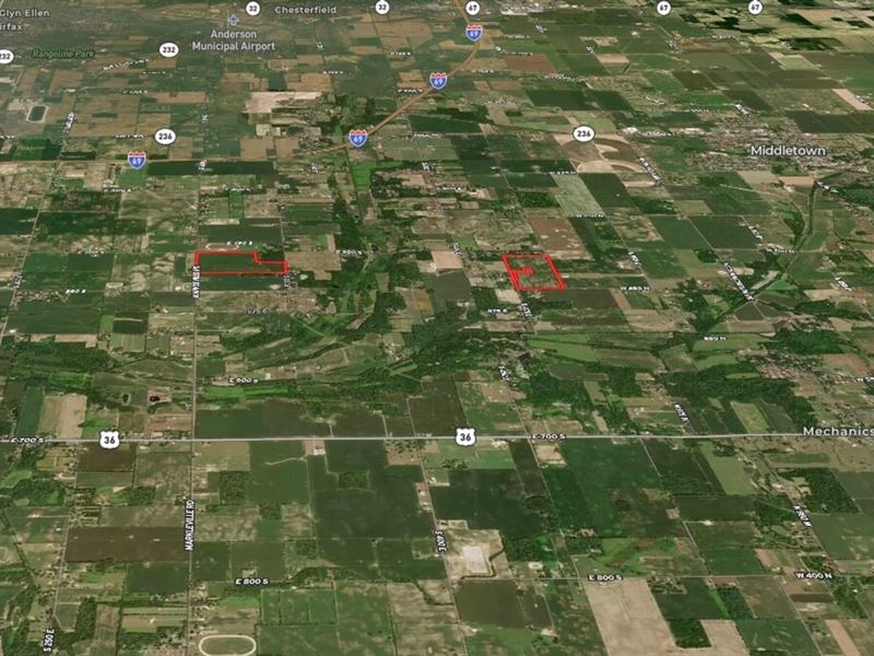 139 Acre Tillable Farm Ground : Pendleton : Madison County : Indiana