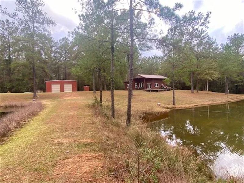 Twin Ponds Secluded Cabin On 39.4 : Poplarville : Pearl River County : Mississippi