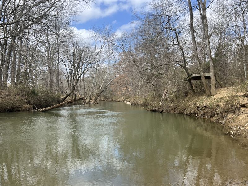 962 Feet of Euharlee Creek Frontage : Taylorsville : Bartow County : Georgia