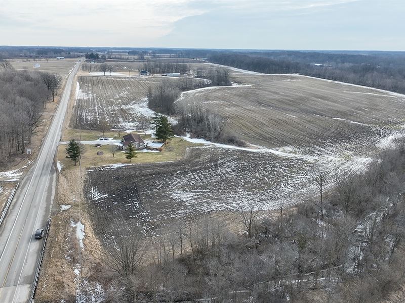 95+/- Ac Land Auction Grant Co In : Upland : Grant County : Indiana