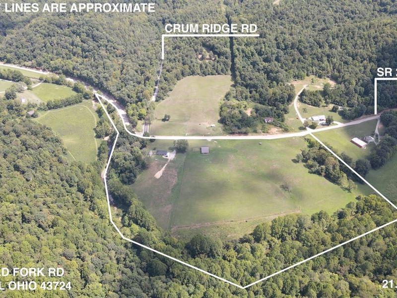 Road Fork Rd, 21 Acres, Noble Cou : Caldwell : Noble County : Ohio