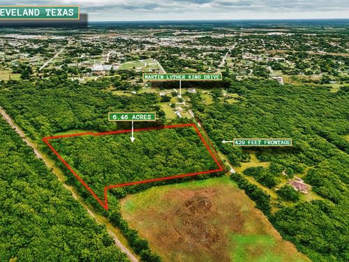 6.46 Acre Wooded 3-Parcel In-Town : Cleveland : Liberty County : Texas