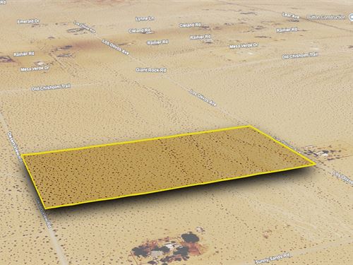 Prime High Desert Investment : Twentynine Palms : San Bernardino County : California